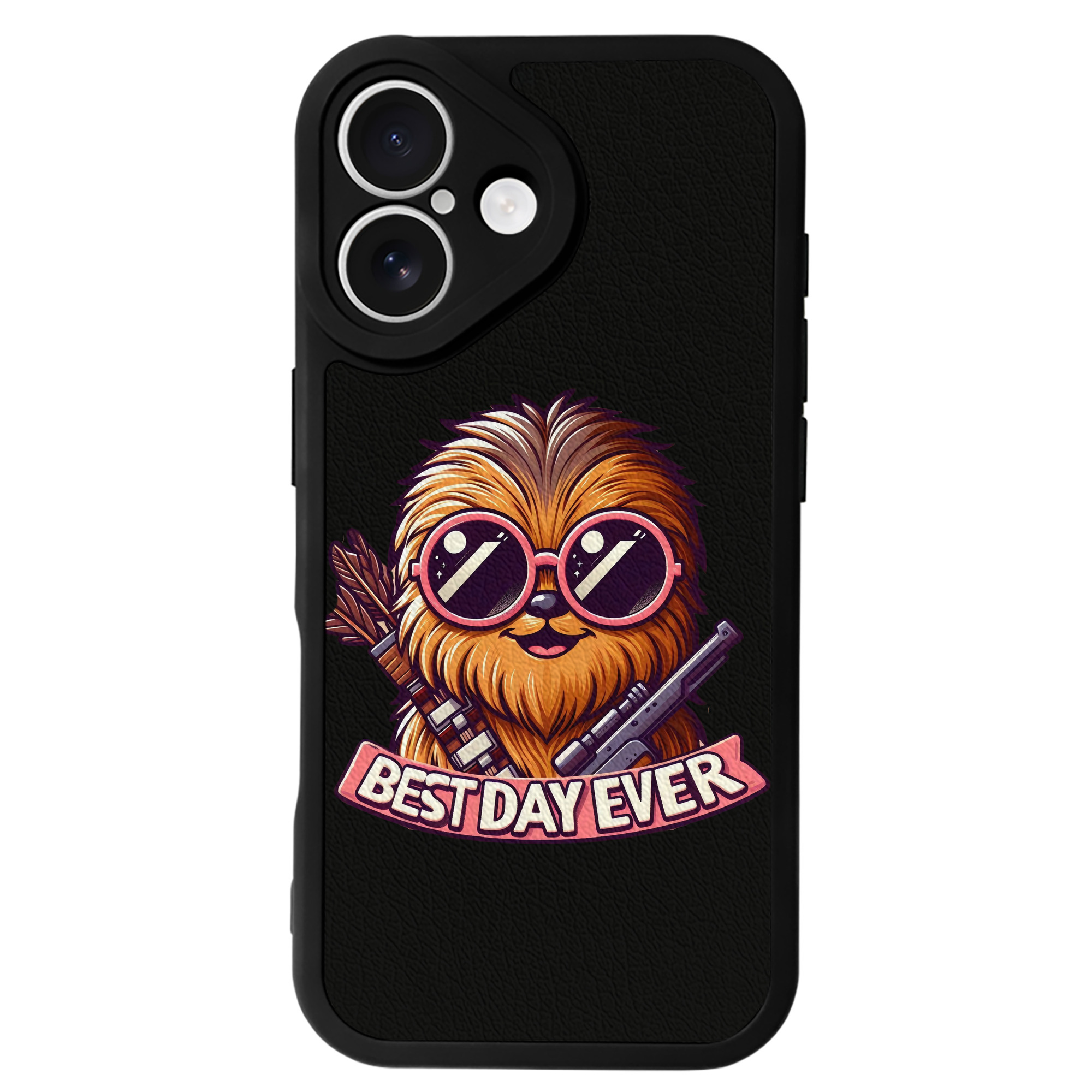（画像用） スター・ウォーズ Star Wars 【iPhone 16シリーズ対応】シリコンスマホケース（レザー調） 材質：シリコン